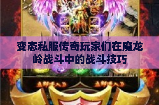 变态私服传奇玩家们在魔龙岭战斗中的战斗技巧